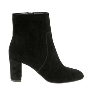LE Chateau Suede Black Ankle Boots Size 39